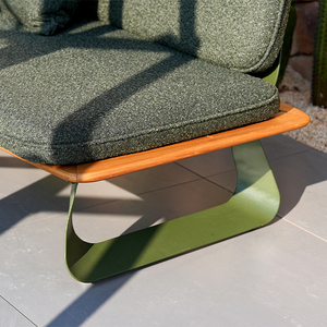 Luxury Modern Teak Aluminum <b>Outdoor</b> Set-<b>waterproof</b> Weather Resistant Eco-friendly High-density Foam <b>Cushions</b> Garden Ld201sf - Product Image 6