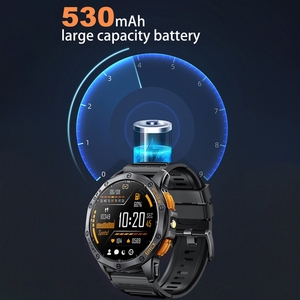 Montre connectée sportive <span class=keywords><strong>LEMFO</strong></span> K67 avec écran AMOLED de 1,43 pouce, GPS, bracelet en silicone, appels de qualité, surveillance de la santé, prise en charge magnétique - Product Image 6