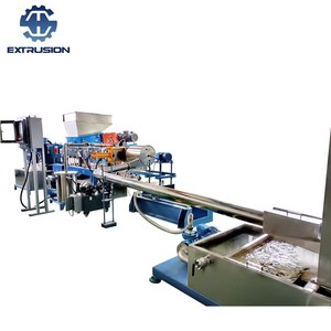 Nhựa <span class=keywords><strong>masterbatch</strong></span> PP PE PVC Pet Polymer pelletizing dòng đôi vít đùn - Product Image 6