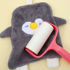 Jin Ao – serviette à main en polaire corail, 20x25 Cm, design de dessin animé, serviette de cuisine épaisse et absorbante pour la maternelle - Product Image 2