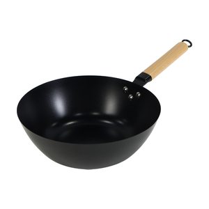 Ensemble <span class=keywords><strong>de</strong></span> poêles à frire et woks multi-tailles en acier au carbone nitridé, résistant à la rouille, avec revêtement céramique, compatibles induction - Product Image 3