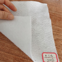 Géotextile filtrant haute perméabilité 180g pour la protection des fossés d'interception des inondations en montagne