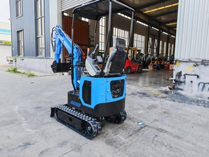 Miniexcavadora de cadenas marca YHMG W10 de 1 tonelada, maquinaria de construcción para uso doméstico, agrícola y de jardinería, en stock para la venta. - Product Image 3