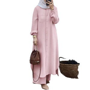Traje Musulmán Versátil para Mujer, Estilo Árabe Encantador, Abaya Elegante e Intelectual, Accesorios de Ropa Tradicional Populares - Product Image 2