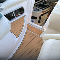 Plateforme de bain, cockpit et coussin de proépauillage pour bateau 2004 Chaparral 260 Signature, en mousse EVA imitation teck, style SeaDek MarineMat, auto-adhésif