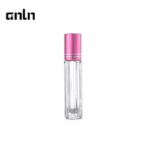 Flacons de parfum en verre à bille, fabrication, bouchon coloré, bille en verre, flacon vide portable rechargeable, 3 ml