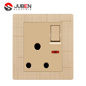 El mejor <span class=keywords><strong>precio</strong></span> en Zhejiang 15A1 Un montón <span class=keywords><strong>de</strong></span> enchufes <span class=keywords><strong>de</strong></span> interruptor <span class=keywords><strong>de</strong></span> pared <span class=keywords><strong>de</strong></span> PIN redondo sudafricano (alimentación) junto con luz indicadora - Product Image 1