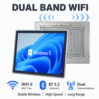 Computadora Industrial YCT con Pantalla Táctil Sin Ventilador, Chasis de Aluminio, 2 Antenas, Montaje VESA, Sistema de Control IIoT