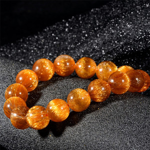 <span class=keywords><strong>Bracelet</strong></span> en cuivre naturel <span class=keywords><strong>brésilien</strong></span>, 12mm, de haute qualité, en cuivre oeil de chat en cuivre rutilé, pour hommes et femmes, cristal de richesse - Product Image 3