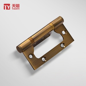 Charnière hydraulique double à feuilles multiples de haute qualité pour meubles de chambre 180 ° Angle d'ouverture avec fonction de fermeture silencieuse et douce - Product Image 1