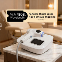 Machine à laser diode 808 nm, 2026, portable, pour l'épilation au laser diode, 3 longueurs d'onde, machine d'épilation au laser diode pour salon et usage domestique