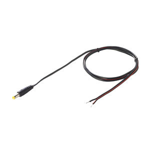 Cable de alimentación Exc con enchufe de CC a cable desnudo de 8 pulgadas SJTOW PVC para uso en electrónica de consumo - Product Image 1