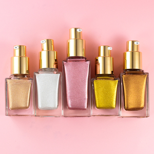 Etiqueta privada Maquillaje de larga duración Cuerpo Cara Líquido Resaltar Resplandor Maquillaje Brillo Resaltador líquido - Product Image 3