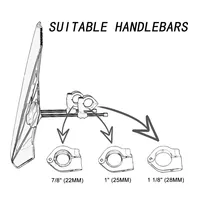 Nouveau déflecteur d'air universel en plastique ABS pour pare-brise de moto de petite taille pour Kawasaki Suzuki Yamaha