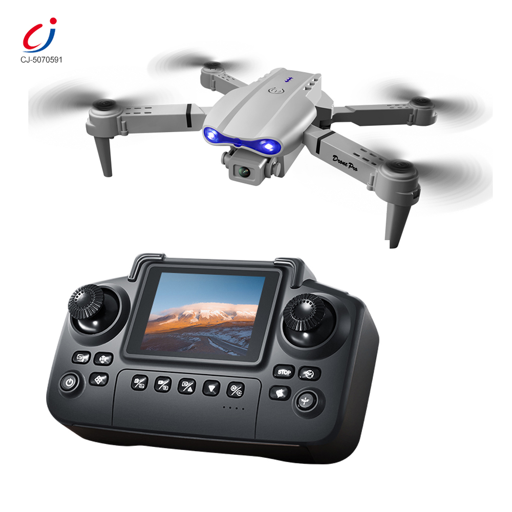 Chengji Remote Control Built Camera Toy Drone Cool Design Light Music Drone Toys For Kids With Camera Screen Low Price