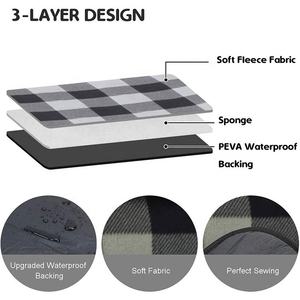 Custom Extra Large Waterproof Acrylic <b>Beach</b> Camping Picnic <b>Blanket</b> Mat Bohemian Style Outdoor Folding Strap for Hiking - Product Image 3