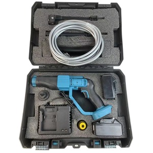 Equipo portátil eléctrico inalámbrico de 5 m de largo para el cuidado del automóvil, utilizado para la limpieza del automóvil, lavado de parabrisas, pistola de limpieza de alta presión. - Product Image 4