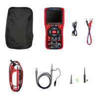 Osiloskop Genggam Multimeter 10MHz 50MSa/s Multimeter Digital Portabel