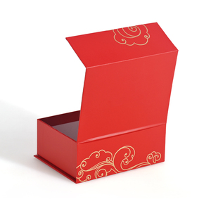 <b>Biodegradable</b> Personalized Scatola Regalo Skincare Paper Box Clamshell Magnetic Rigid Gift <b>Packaging</b> Box With Gold Foil Logo - Product Image 5