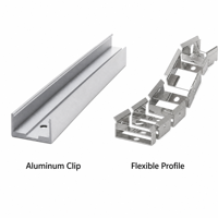 Profilé néon flexible en aluminium noir 20x20mm, canal LED à émission supérieure, diffuseur en silicone RGB pour éclairage linéaire architectural