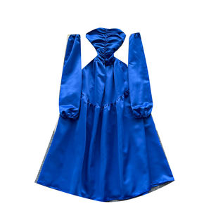 夏季优雅无肩带束腰百褶中长连衣裙女式帝国风格背心裙 - Product Image 5