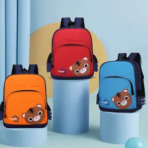 2024 Kindergarten Schoolbag Cute Cartoon Nylon Printing Wholesale Teen Kids Backpack Bag For School Children