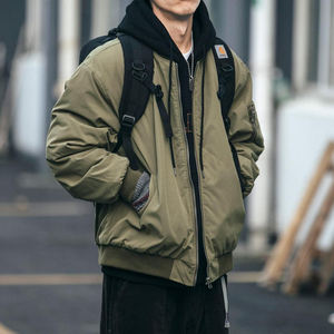 Wholesale Men's Slim Fit Winter Warm Breathable <b>Waterproof</b> Windproof Eco-Friendly Casual Fashion Zipper <b>Thin</b> Sherpa <b>Jacket</b> - Product Image 3