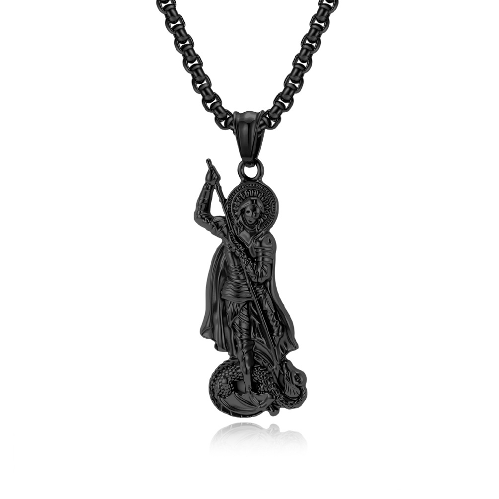 Chaîne noire PL001 3*60cm