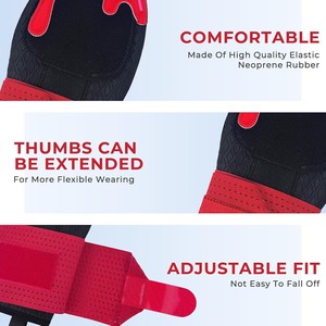 Guanto da Scivolata per Baseball e Softball, in Pelle, Professionale, Premium, Durevole, Leggero, per Mano Destra/Sinistra, Protezione per le Mani - Product Image 4