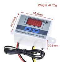 XH-W3001 10A 12V 24V 110V 220V AC Digital LED Temperature Controller For Incubator Cooling Heating Switch Thermostat NTC Sensor