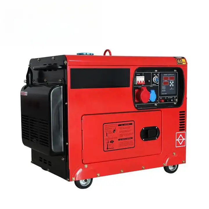Diesel Generator With Handle And Wheels 8kw 10kva Generatrice Groupe  Electrogene Alternateur 220v 10kw Electrogen Group - Buy Silent Diesel