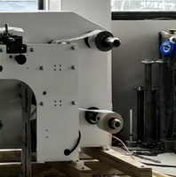 Machine d'impression flexographique empilée pour étiquettes PVC 5 couleurs modèle RTRY-520 avec dispositif UV et corona