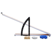 Kit d'expériences de physique SCIEDU, appareil de friction incliné en bois et métal, 50 cm, équipement de laboratoire scolaire, modèle SC2260