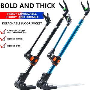 <span class=keywords><strong>Support</strong></span> de pêche multifonctionnel en acier inoxydable à fixation au sol avec <span class=keywords><strong>support</strong></span> de <span class=keywords><strong>canne</strong></span> à pêche pour la pêche en mer et sur la plage - Product Image 3