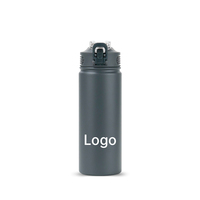 Bouteille d'eau isotherme en acier inoxydable, gourde thermique sans BPA avec revêtement en poudre pour la randonnée, l'entraînement et les voyages en extérieur