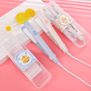 เครื่องหนีบผมขนาดเล็ก 1000W แบบพกพา ปรับอุณหภูมิได้ สำหรับนักเรียน ผู้หญิง ใช้ในครัวเรือน - Product Image 1