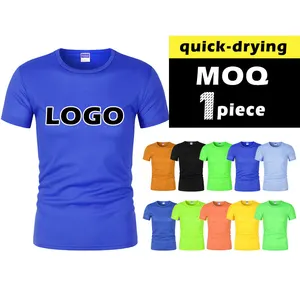 Custom Logo Blank T-shirts Quick-drying Sublimation Shirts 100% Polyester Morocco Men Round Neck Plain T Shirt For Printing