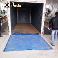 Plataforma Niveladora Hidráulica Fija, Rampa de Carga Eléctrica de Alta Resistencia para Camiones de Contenedores, para Almacenes y Cámaras Frigoríficas
