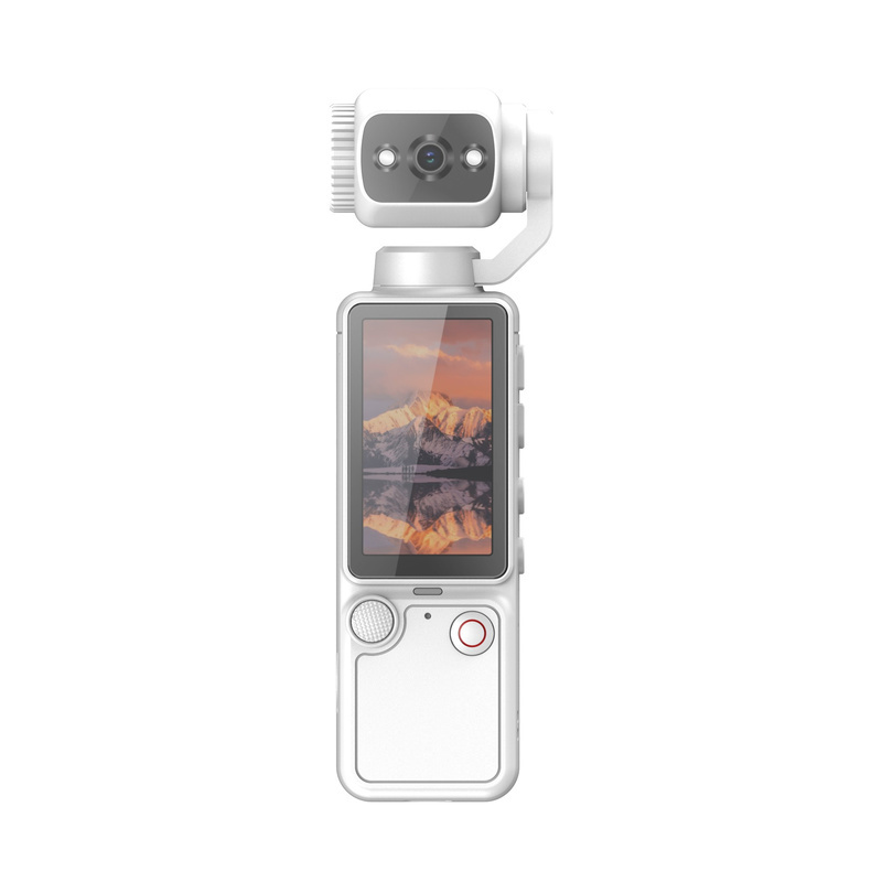 Blanco [Tarjeta de 32 GB + Mini trípode + Cordón + Cable USB]