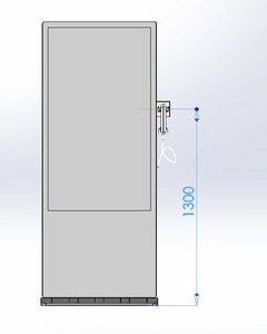 Kiosque Android sur pied AIYOS 55 pouces avec combiné téléphonique VoIP anti-vandalisme et écran tactile LCD 10 points - Product Image 6