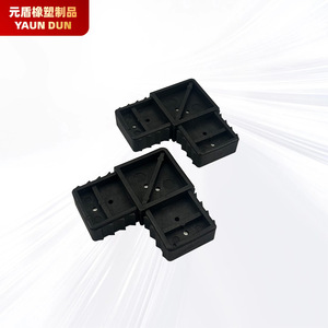 Supports d'angle en plastique Yaun Dun à 90 degrés pour tubes carrés, connexion porte-fenêtre, design minimaliste, installation facile - Product Image 1