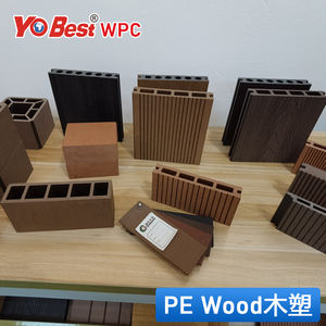 लकड़ी प्लास्टिक फर्श दीवार पैनल बाड़ - Product Image 4