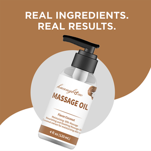 Aceite <span class=keywords><strong>de</strong></span> Masaje Masculino Profesional <span class=keywords><strong>de</strong></span> Marca Privada, Natural, con Aroma a Coco, Orgánico e Hidratante - Product Image 6