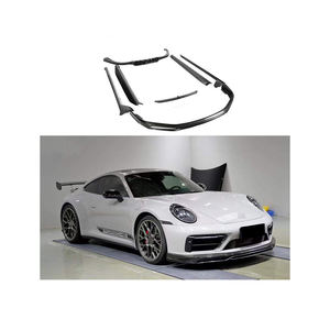 Kit carrosserie en fibre de carbone <span class=keywords><strong>s</strong></span>èche de haute qualité pour <span class=keywords><strong>Porsche</strong></span> <span class=keywords><strong>Carrera</strong></span> <span class=keywords><strong>S</strong></span> <span class=keywords><strong>911</strong></span> 992 2018-2024, transformation <span class=keywords><strong>Carrera</strong></span> <span class=keywords><strong>S</strong></span> en TKT <span class=keywords><strong>TechArt</strong></span>, barre avant - Product Image 2
