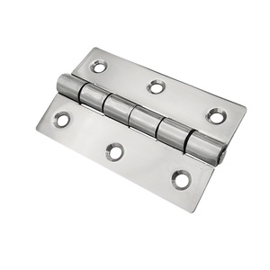 Isure 304 Stainless Steel Door Hinge 75x47x20mm Six Hole Marine Hardware for Boat RV <b>Yacht</b> Repair - Product Image 2