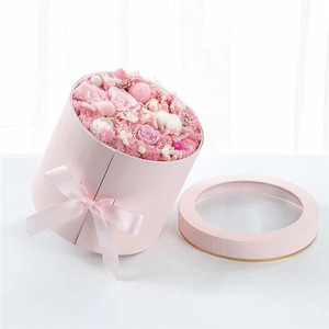 Venta al por mayor de lujo creativo con doble giro sorpresa ronda caja de <span class=keywords><strong>flores</strong></span> - Product Image 3