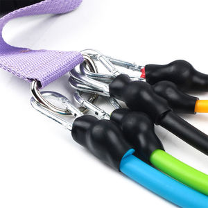 Pilates Stick Yoga Bar bande di resistenza Set <span class=keywords><strong>con</strong></span> maniglie ancoraggio per porta cinturini alla caviglia borsa per il trasporto TPE - Product Image 4