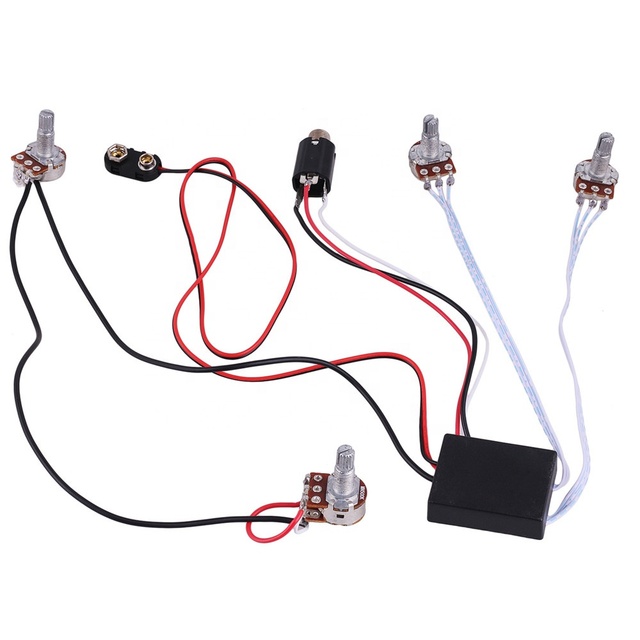 New Arrival EQ-B2T Bass Guitar Pickup for Electric Guitar Stringed Instrument Accessories