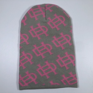 OEM Masque de ski d'hiver unisexe en tricot d'acrylique de haute qualité à un trou pour hommes Balac 2 couleurs en jacquard personnalisé - Product Image 6