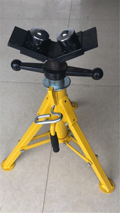 Support de tuyau à tête sphérique 1107 avec tête en V réglable en hauteur - Product Image 5